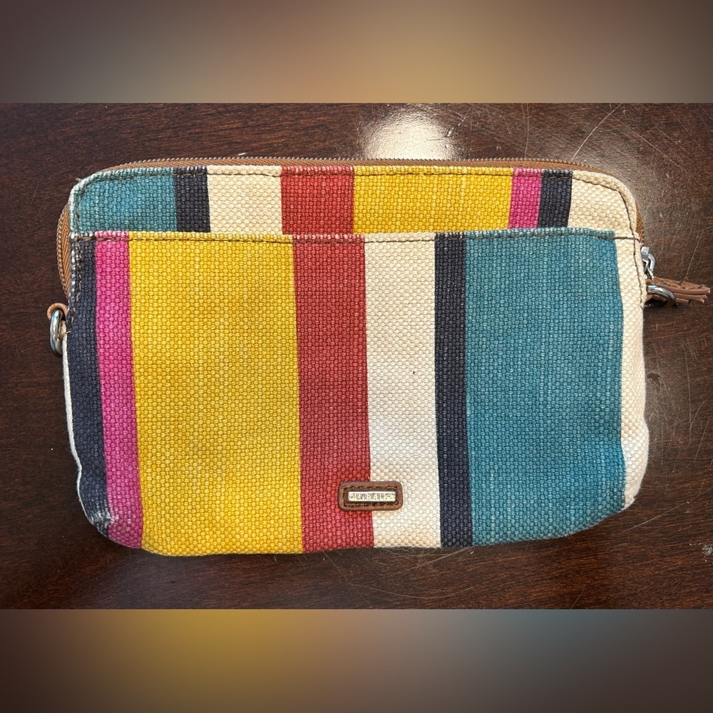 Relic Colorful Striped Wristlet